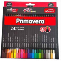 Creyones Primavera Black Colores Intensos x24