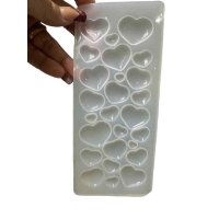 Molde Silicón Corazon Resina Masaflex